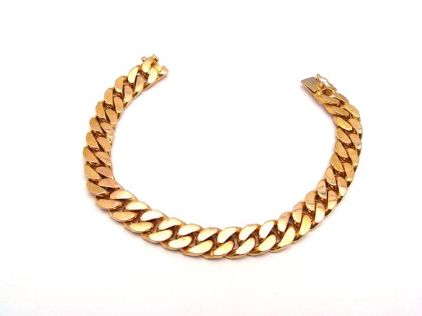 22k Yellow Gold Matte Finish Solid Square Curb Chain 22 Inches 15.3mm  66639: buy online in NYC. Best price at TRAXNYC.