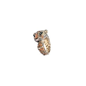 Effy 14K Yellow Gold Enamel Tiger Ring